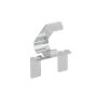 Hettich Blendenhalter Turboclip F für Frontblende Stahl-verchromt