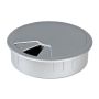 Kabeldurchlass rund D=60mm Kunststoff chrom matt
