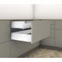 Blum Set Innenschubkasten MERIVOBOX Höhe K 129mm NL=550mm 70kg seidenweiß