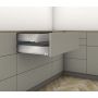 Blum Set Innenschubkasten MERIVOBOX Höhe M 91mm NL=600mm 70kg indiumgrau