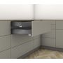 Blum Set Innenschubkasten MERIVOBOX Höhe M 91mm NL=600mm 40kg oriongrau