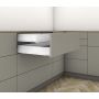 Blum Set Innenschubkasten MERIVOBOX Höhe M 91mm NL=500mm 70kg seidenweiß