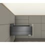 Blum Set Frontauszug m.BOXCAP MERIVOBOX Höhe E 192mm NL=400mm 40kg oriongrau