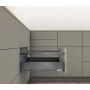 Blum Set Frontauszug m.Reling MERIVOBOX Höhe E 192mm NL=400mm 40kg oriongrau