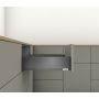 Blum Set Schubkasten MERIVOBOX Höhe K 129mm NL=450mm 40kg oriongrau