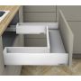 Blum Set Spülenauszug MERIVOBOX Höhe M 91mm NL=500mm 40kg seidenweiß