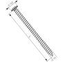 SFS Fensterrahmenschraube 7,5x102mm VE=100Stk. FB-FK-T30 Flachkopf