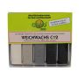 CleHo Weichwachs C12 Sortiment 8 Nr.508 RAL-Töne weiß/grau/schwarz