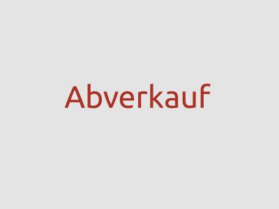 Abverkauf