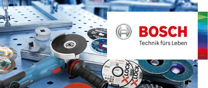 Bosch Logo und verschiedenes Bosch Professional Zubehör